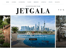 Tablet Screenshot of jetgala.com